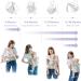 FUNUPUP 4-in-1 Baby Carrier | Portable Newborn to Toddler Sling Carrier | Breathable Mesh | Up to 35lbs | Blue - Buy Online on GoSupps.com