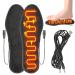 Heating Pad Electric Insole Cuttable Foot Warmers USB Heated Shoe Insoles Heated Insoles USB Rechargeable Heated Insoles Washable Heated Insoles Electric Foot Warmers USB Rechargeable Insoles 37-38