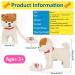 Marsjoy Walking Dog Toy - Interactive Musical Singing Puppy with Leash | Stuffed Animal Shaking Toy for Boys | Pomeranian Robot Dog with Volume Adjustment - Buy Online on GoSupps.com