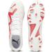 PUMA Men's Future Play FG/AG Football Shoe - EU 43 White & Fire Orchid | International Shipping Available - Buy Online on GoSupps.com