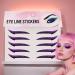 Autocollants Eyeliner Cils | D calque Fard Paupi res Femme - Adh sif Tenue Longue Bandes Pour Sorties Danse Voyage Sc ne M res Violet - Buy Online on GoSupps.com