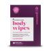 Goodwipes Really Big Body Wipes, Lavender Scent, Plant Based and Hypoallergenic, Wipe Away Sweat and Odor, for Face and Body, with Aloe and Ginseng (10 Count) Lavender 10 Count (Pack of 1)