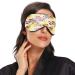 WELLDAY Beautiful Flowers Sleep Mask - Adjustable Night Eye Shade for Comfortable and Deep Sleep - Buy Online on GoSupps.com