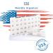 Monthly Pill Organizer - 31 Compartments 4-Week Full Month Planner with Tray & 8 Removable Compartments - Blue - Buy Online on GoSupps.com