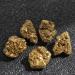 Crystal 1Pc Natural Materials Jewelry Making Electroplating Gold Raw Gemstone Crystal Cluster Titanium Geode Gifts Specimens