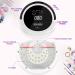 NAILGIRLS 150W UV LED Nail Lamp | Professional Salon Quality Gel Polish Dryer | 4 Timers, Auto Sensor, White - for Shop and Home Use - Buy Online on GoSupps.com