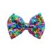 15 Pack of 5 Inch Sparkly Sequins Hair Bows for Baby Girls, Toddlers, and Kids - Perfect for Parties and Festivals - Buy Online on GoSupps.com