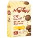 HighKey Soft Baked Breakfast Biscuits - Banana Keto Snacks, 6 Pack of Gluten Free Low Carb Energy Bars for Adults & Kids, Ketogenic, Paleo & Diabetic Diet Friendly Foods, Individually Wrapped Snack