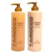 Baronessa Cali Tarocco Hair Care Set: Sicilian Blood Oranges Shampoo and Conditioner - Clean Shiny Manageable Hair - 16 Ounce
