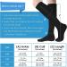 Zipper Compression Stockings for Men & Women - 2 Pairs 15-20 mmHg for Varicose Veins Edema & Recovery - XXL Black - Buy Online on GoSupps.com