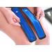KT Tape KT Flex Reinforced Adhesive Strips for Knees - 8 Pre-cut 10 Blue Strips - Buy Online on GoSupps.com