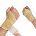 Abnii Wrist Support 1Pair Compression Wrist Brace Hand Support Wrist Straps Breathable One Size Fits Left or Right Hand Adjustable for Carpal Tunnel Tendonitis Fitness Arthritis Pain Relief (Beige) Beige (1Pair)