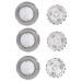 Replacement rasier head stainless steel clearly trimming wear-resistant electrical aasian cutting head perfect for Philips HQ4 HQ5 Q6 HQ8 HQ9 PO HS