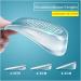 Buy Silicone Gel Height Increase Insoles for Men & Women - Comfortable Heel Lifting Shoe Inserts - Grey 1.5cm - Buy Online on GoSupps.com