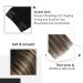 Vivien Extensions - Real Hair Clip-in Balayage Extensions #1b/4/18 | 40cm 120g | Remy Clip-in Hair | 16 Inch 7pcs - Buy Online on GoSupps.com