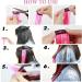 12 PCS Hot Pink Hair Extensions Clip in 22Inch Hot Pink Hair Extensions Colorful Straight Extensions Hair Highlights Accessories for Kid Girls Women Party Hair Decor 12pcs- Hot Pink - Buy Online on GoSupps.com