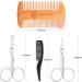 4-Piece Beard Shear Set & Mustache Scissors Kit for Men | Bart Kamm Grooming Tools with Storage Bag Style 2 - Buy Online on GoSupps.com