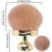 Hilai Back Tanning Applicator Self Tanner Brush Oval Self Tanning Brush 2.8"" Dia. Large Body Brush Makeup Soft Reusable Sunscreen Applicator for Makeup Legs Arms Face Body Gold - Buy Online on GoSupps.com