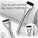 Flat Brush 5.4'' Flat Makeup Brush Thin Blade Liquid Brush Soft Bristles Contour Brush Concealer Brush for Streak-Free Coverage Natural Finish Flat Brush - Buy Online on GoSupps.com