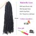 30 Inch Butterfly Locs Crochet Hair 6Packs | Pre-Twisted Long Distressed Goddess Faux Locs | Pre-Looped Soft Synthetic Hair Extensions | 1B# Color - Buy Online on GoSupps.com