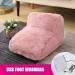 USB Foot Warmer - Soft Heated Slippers for Home & Work | Thickened Under Desk Comfort | Winter Gift in Pink - Buy Online on GoSupps.com