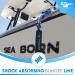 Premium Boat Bungee Dock Lines - 4-5.5 ft Stretch, Shock Absorbing Boat Tie for Cleats, Docks, Pylons, Anchors - Black - Buy Online on GoSupps.com