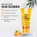 Nutriglow Advanced Organics Anti Pollution Sun Screen SPF 30 Pa+++ with Aloe Vera Extract for Non Greasy Daily Moisturizer Dry Damage and Tan Free Skin All Skin Types 100 Ml - Buy Online on GoSupps.com
