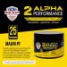 2ALPHA Performance Lemon Energy Drink Powder - 230g | 250mg Caffeine L-Glutamine Vitamin C B12 & Calcium - International Shipping Available - Buy Online on GoSupps.com