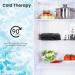 Wearable Gel Ice Headache Relief Headband - Long-Lasting Cooling Therapy for Migraine & Tension Relief - Black - Buy Online on GoSupps.com