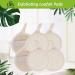 6 Pack Face Loofah Pads Exfoliating Scrubber for Men & Women - Natural Luffa Facial Cleanser Sponges for Body Back Dead Skin Cleansing | Exfoliator Scrub Brush for Bath, Shower, Spa Massage - Buy Online on GoSupps.com