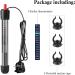 HITOP HP-608 25W Submersible Aquarium Heater with Thermometer and Extra Sucker Cup - Buy Online on GoSupps.com