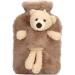  RIZGHWOY Gentle Hot Water Designs for Relief and Relaxation 1000ml Large Capacity Hot Water Bottle (BROWN) - Buy Online on GoSupps.com