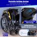 Wheelchair Foldable Light Aluminum Wheelchair Lightweight Transit Wheelchair Foldable Light Travel Wheelchair Folding Self-Drive Wheelchairs - Buy Online on GoSupps.com