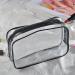 Waterproof PVC Toiletry Bag with Zipper - Clear Travel Organizer for Cosmetics & Toiletries - Buy Online on GoSupps.com