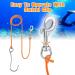 Pluzluce Scuba Diving Reef Hook with 47 Line & Swivel Stainless Steel Clip for Drift Diving & Underwater Activities - Buy Online on GoSupps.com