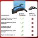 AONEDAY Back Extensor & Massage Device | Back Stretch Trainer for Lumbar Pain Relief & Relaxation - Blue - Buy Online on GoSupps.com