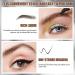 Wvu Wvo Eyebrow Pencil Water Resistant 2in1 DualEnd Microblading Liquid Eyeliner SmudgeProof Eyebrow Pencil Can Lightly Natural Eyebrow Color - Buy Online on GoSupps.com