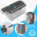 Prowithlin Cat Self Groomer 2 Pack - Wall Corner Grooming Brush and Scratcher for Short & Long Fur Cats - Soft Cat Massage Combs - Grey - Buy Online on GoSupps.com