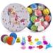 Leoce bombs for children 12PCs with surprise crystal toys inside handmade natural and organic foam bombs birthday present for girls and boys