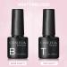 Coscelia Top and Base Coat Set 7ML Professional Semi-Permanent for Soak off Gel Nail Polish Manicure Nail Starter Kit Gel Polish Nail Art for Home and Salon Use - Buy Online on GoSupps.com