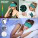 Heated Silk Eye Mask for Dry Eyes | 5 Levels Temperature Control Timer | Relieve Tired Eyes, Dark Circles, Puffiness - Buy Online on GoSupps.com