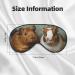 Guinea Pigs and Cupcakes Sleep Mask | Adjustable Breathable Eye Mask for Comfortable Sleep - Buy Online on GoSupps.com