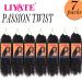 7 Pack 12 Inch Water Wave Passion Twist Crochet Braiding Hair - Bohemian Curl Synthetic Braids in 1B- 22 Strands per Pack - Buy Online on GoSupps.com