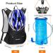Hydration Backpack with 2L Water Bladder for Cycling & Hiking - Black - Buy Online on GoSupps.com