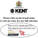 Kent A FOT Limited Edition Handmade Pocket Comb for Men - Fine Tooth Hair, Beard & Mustache Styling - Made in England - Buy Online on GoSupps.com