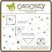 OsoCozy Unbleached Birdseye Flat Cloth Diapers (6 Pack) - 27 x 27 Inches | 100% Cotton Baby Nappies | Soft & Durable One-Layer Cloth Diapers - Buy Online on GoSupps.com