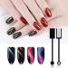 DANNEASY 14pcs Cat Eye Nail Magnet Gel Polish Set | Magnetic Wand & Double-Head Nail Art Tools for Stunning Nail Designs - Buy Online on GoSupps.com