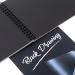 Bachmore Black Drawing Pad 9X12 inch | 50 Sheets, Top Spiral-Bound Heavyweight Paper for Graphite, Acrylic, Colored Pencils, Charcoal, Inks, Gouache & Pastels - Buy Online on GoSupps.com