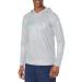 Columbia Men's Terminal Tackle PFG Hooks Hoodie Cool Grey/White Gradient Large