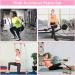 Popper Resistance Straps Rod - Portable Pilates Bar & Resistance Bands for Home Fitness | Pink Strength Training Yoga Equipment - Buy Online on GoSupps.com